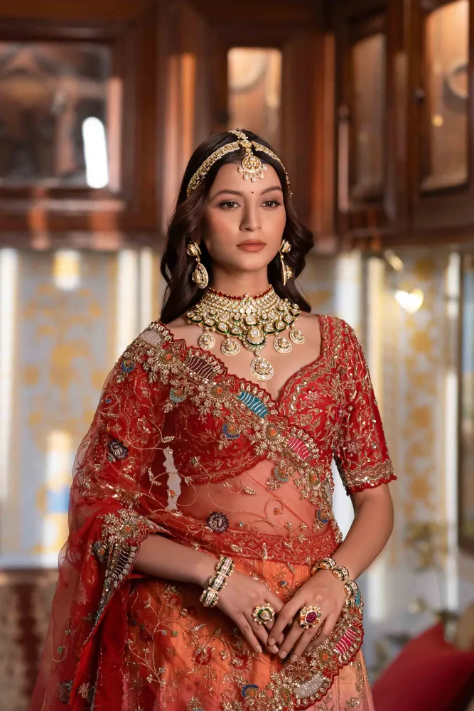 Diamond & Polki Bridal Set