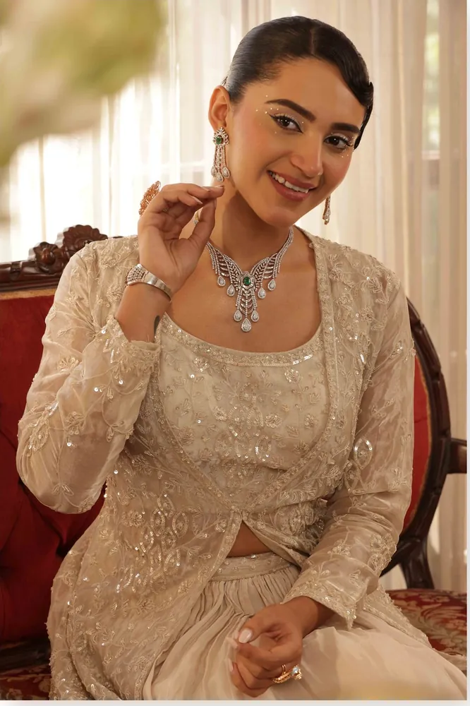 Diamond V-Drop Necklace