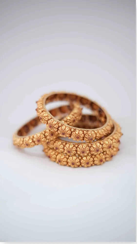 Gold Bangdi Set