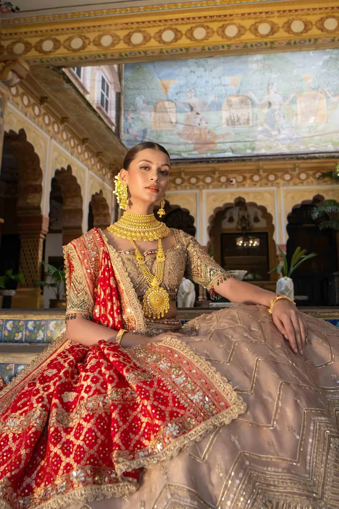 Gold Rani Haar Bridal Set