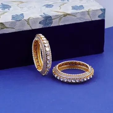 Polki Bangle Pair