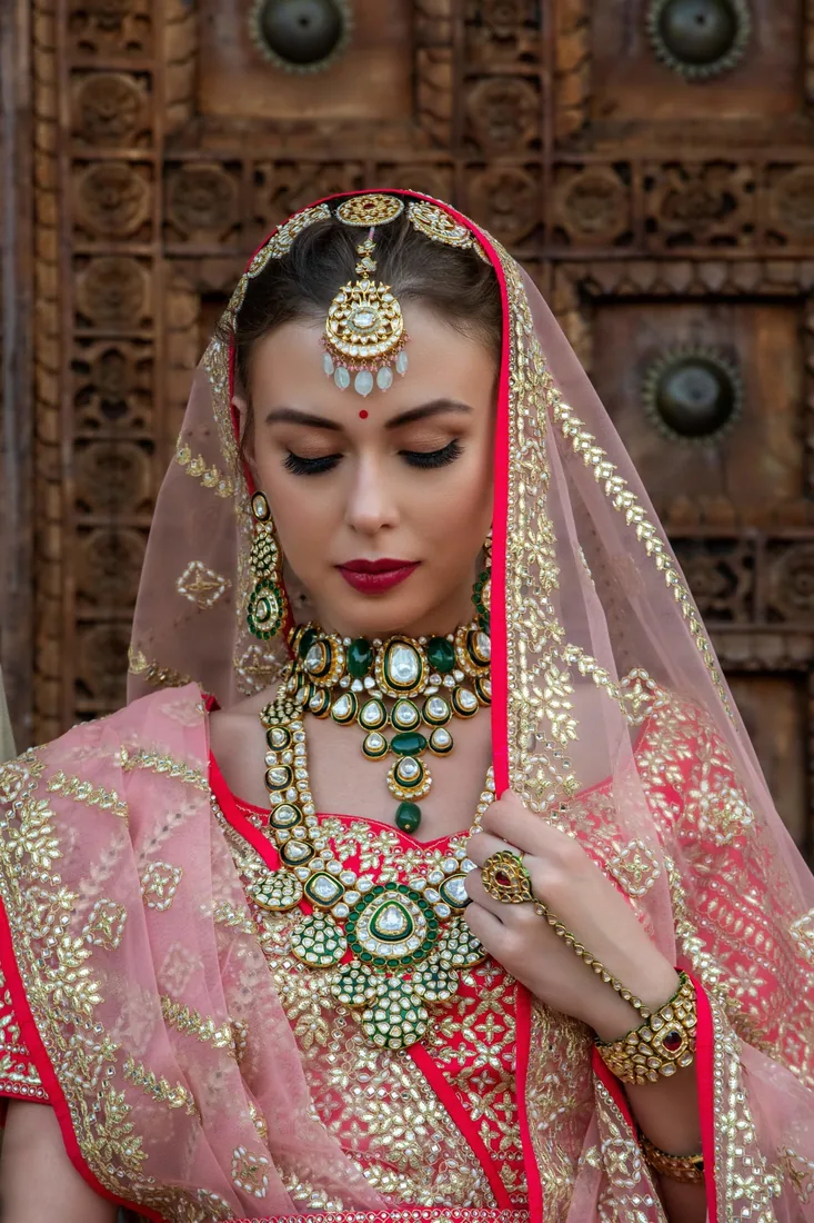 Pratha Polki Bridal Set
