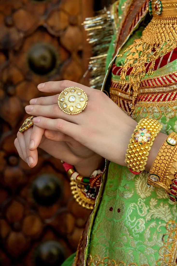 Prekasha Gold Kada Bangles