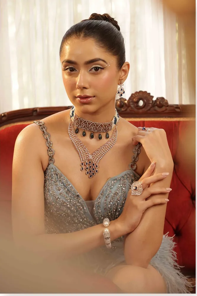 Ruby & Diamond Layered Necklace
