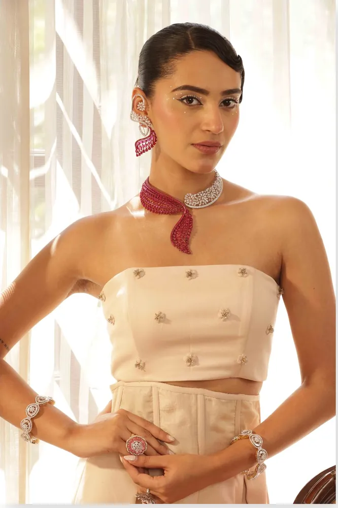 Ruby Ribbon Choker