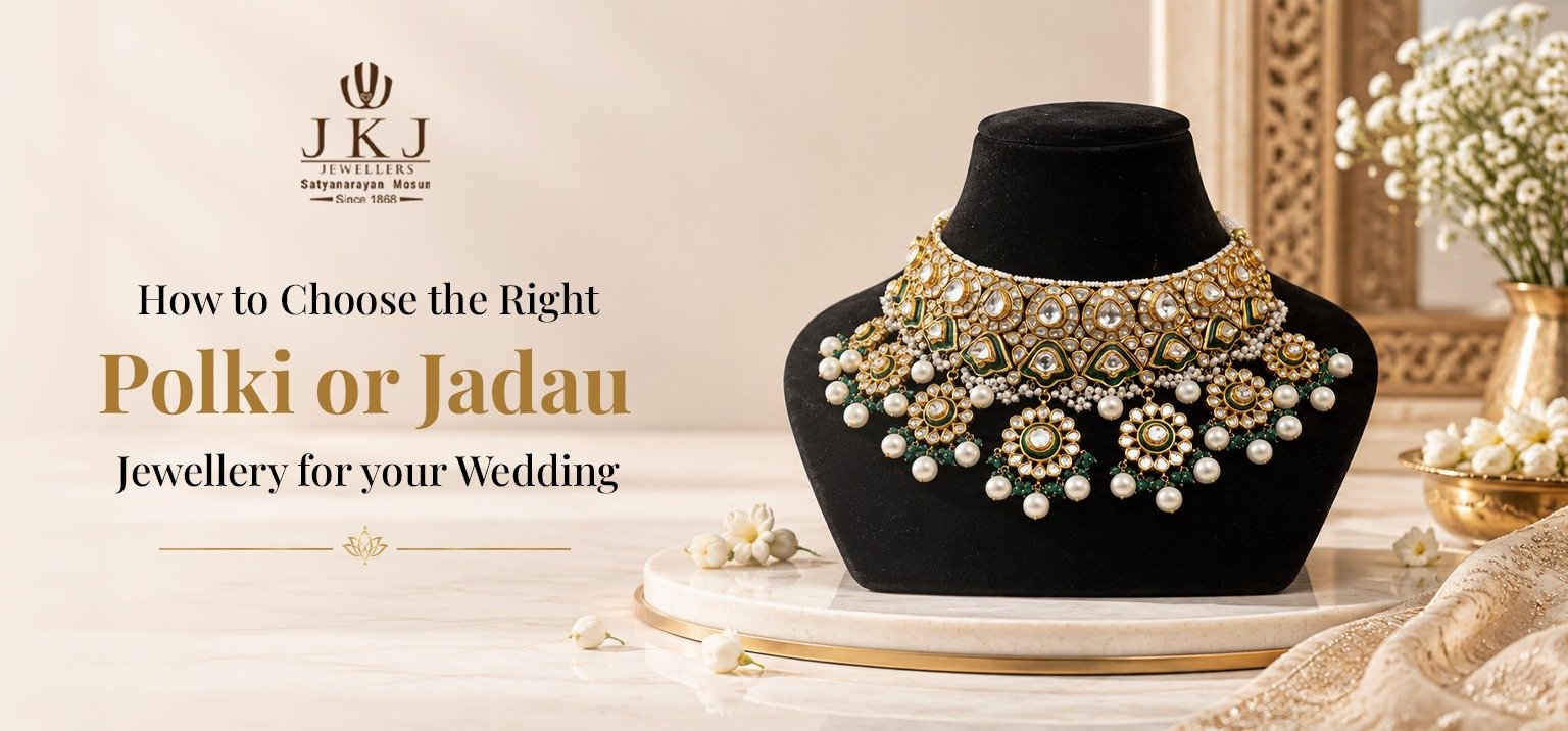 How to Choose the Right Polki or Jadau Jewellery for Your Wedding